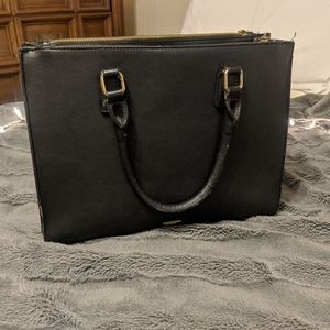 Large black aldo laptop bag